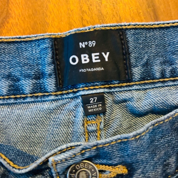 OBEY No. 89 Rare Special Edition Patchwork Jeans – The Nemesis - Picture 10 of 12